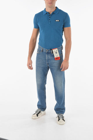 Jeans Relaxed FIt Lavaggio Chiaro D-MACS con Logo 20cm