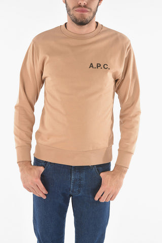 Crew-Neck Brushed Printed Logo JIMMY Sweatshirt