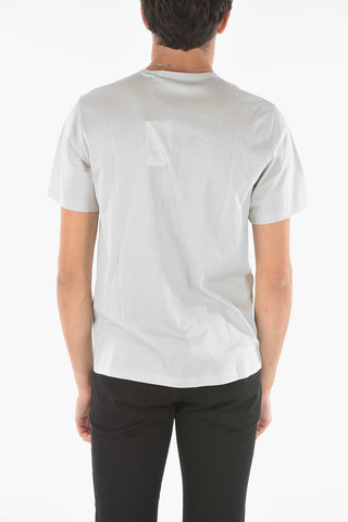 T-shirt girocollo a tinta unita