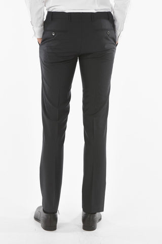 center vent shawl lapel CERIM. ACADEMY 3 piece waistcoat suit