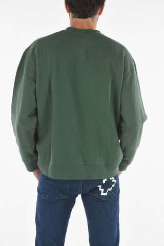 Solid TOSCAN Crew-Neck Sweatshirt
