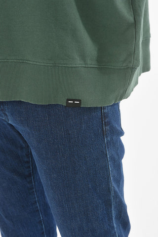 Solid TOSCAN Crew-Neck Sweatshirt