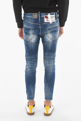 Distressed TIDY BIKER Jeans 17cm