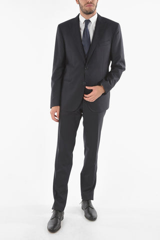 CC COLLECTION 3-Piece CERIM.RESET Jacquard Virgin Wool Suit