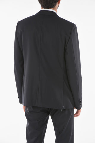 CC COLLECTION 3-Piece CERIM.RESET Jacquard Virgin Wool Suit