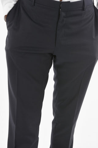 CC COLLECTION 3-Piece CERIM.RESET Jacquard Virgin Wool Suit