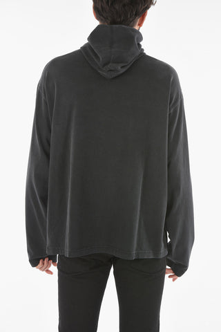 T-Shirt EST. 1917 in Cotone con Cappuccio