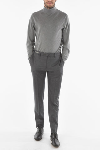 5 Pockets COMFORT Virgin Wool And Cashmere Pants