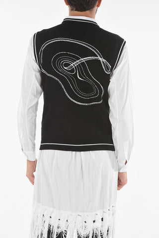 V-Neck Knitted Vest