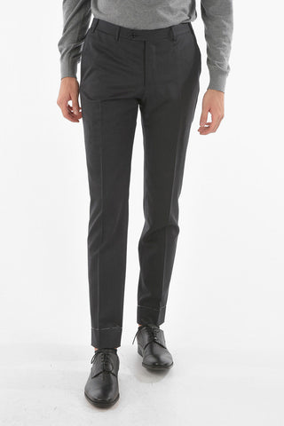Virgin Wool ACADEMY Suit with Notch Lapel