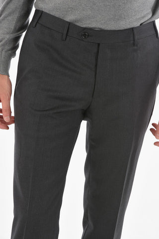 Virgin Wool ACADEMY Suit with Notch Lapel