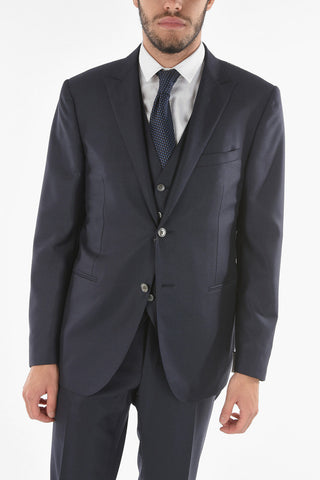 3-Piece CERIM.LEADER Peak Lapel Lurex Suit
