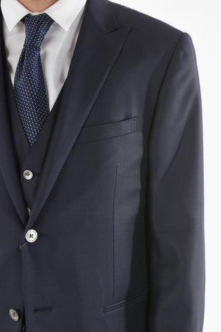 3-Piece CERIM.LEADER Peak Lapel Lurex Suit