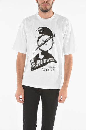 T-shirt Girocollo con Stampa NEO BOY