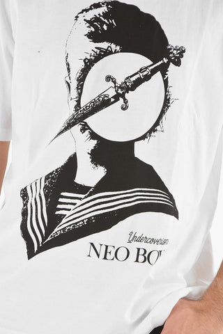 T-shirt Girocollo con Stampa NEO BOY