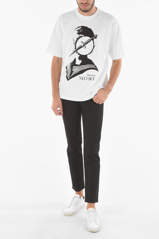 T-shirt Girocollo con Stampa NEO BOY