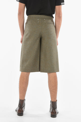 MM10 Skort in Lana con Pinces