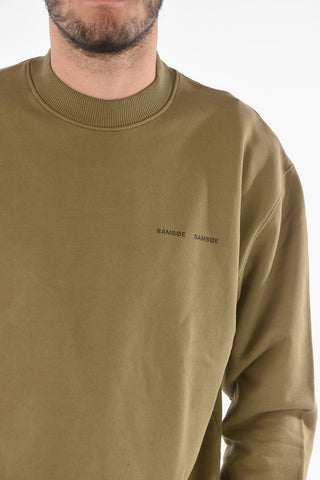 Solid Color NORSBRO Crew-Neck Sweatshirt
