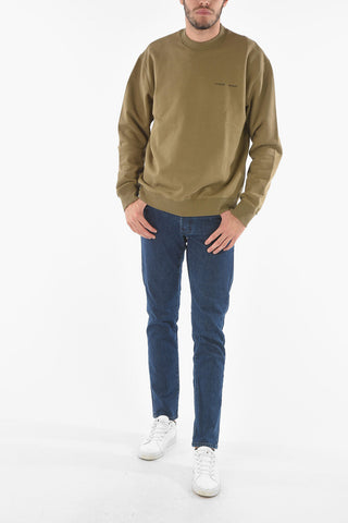 Solid Color NORSBRO Crew-Neck Sweatshirt