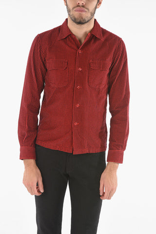 Houndstooth Corduroy Shirt