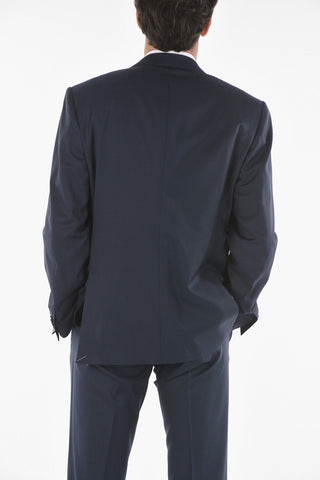 3-Piece LEADER Pin Check Virgin Wool Suit