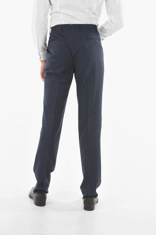 3-Piece LEADER Pin Check Virgin Wool Suit