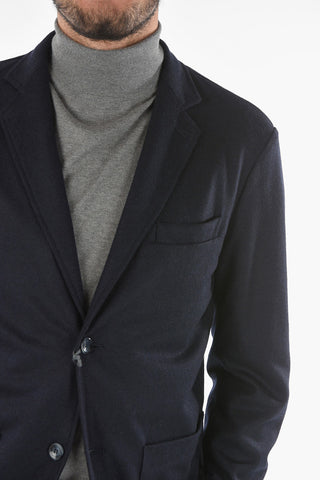 Virgin Wool Blend CHELSEA Blazer with Notch Lapel