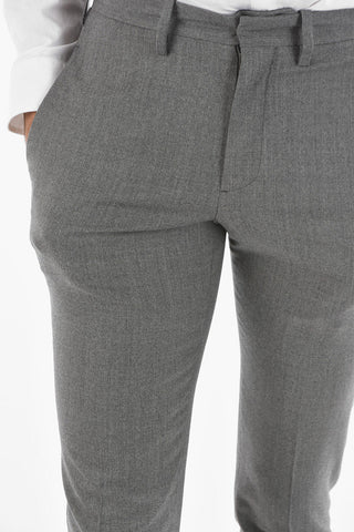 Virgin Wool Blend SMOKE MEL Lined Suit