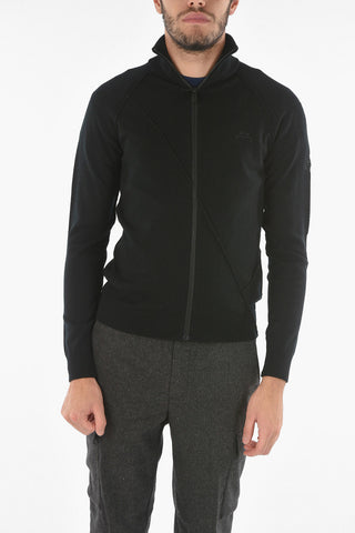 Maglia in lana con chiusura zip