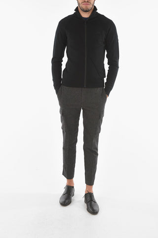 Maglia in lana con chiusura zip