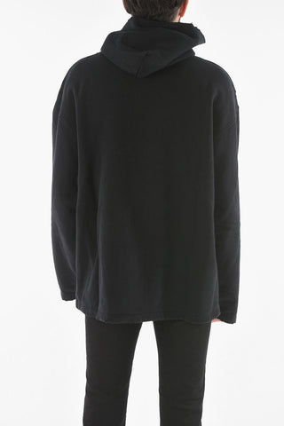 Felpa in Cotone UNIFIT con Bordi Destroyed