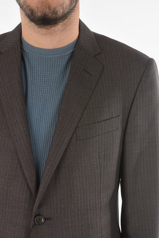Abito 2 Bottoni ACADEMY in Lana Vergine Herringbone