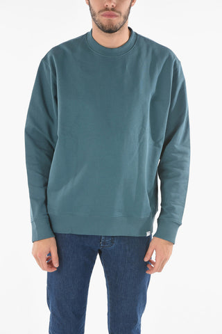 Solid Color TOSCAN Crew-Neck Sweatshirt
