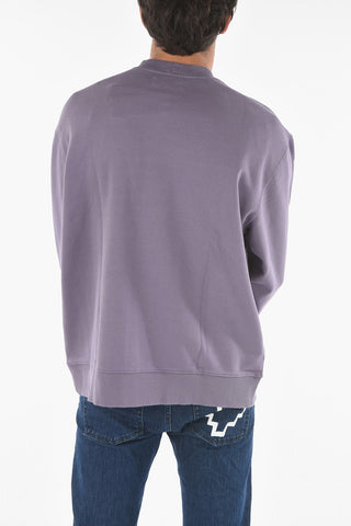 Solid Color TOSCAN Crew-Neck Sweatshirt
