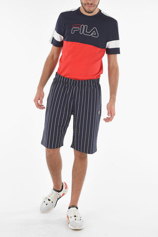 Shorts HOMARE a Righe Awining con Elastico in Vita