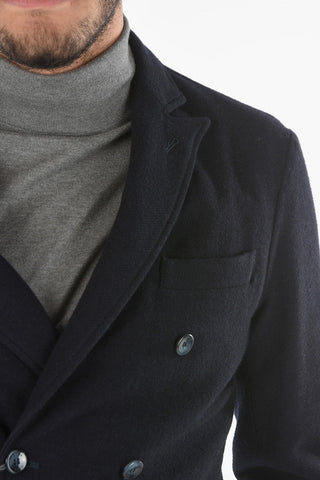 Virgin Wool Blend CHELSEA2P Double-breasted Blazer