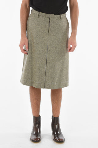MM10 Gonna-pantalone con Chiusura a Scomparsa