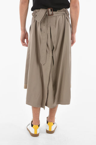 MM10 Destructured Pants with Raw-cut Edges