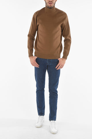 Turtleneck Solid Color GUNA Sweater