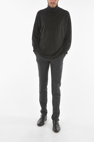 merino wool turtle-neck sweater