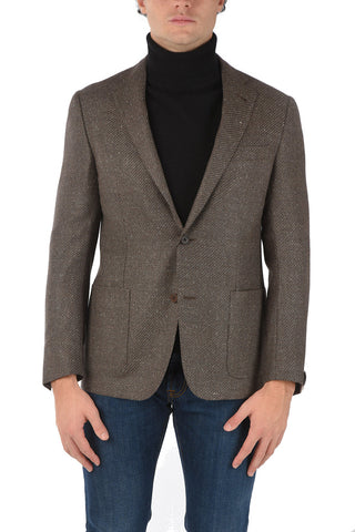 Blazer GATE in Lana Vergine e Seta con Revers Classico