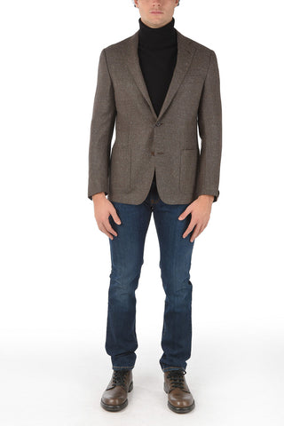 Blazer GATE in Lana Vergine e Seta con Revers Classico