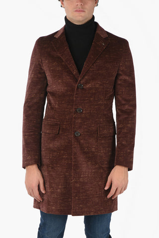 CC COLLECTION Cappotto in Velour con Martingala sul retro