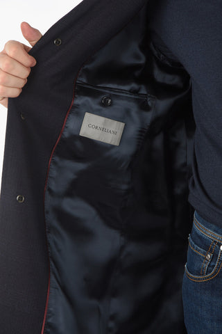 Virgin Wool Lined Coat