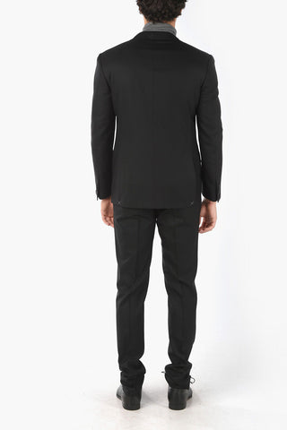 2 Button MANTUA Virgin Wool Suit with Flap Pockets