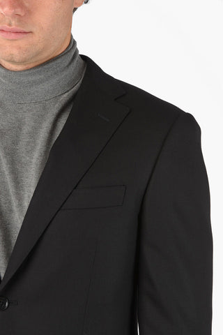 2 Button MANTUA Virgin Wool Suit with Flap Pockets