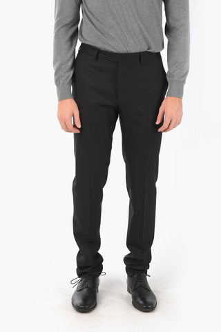 2 Button MANTUA Virgin Wool Suit with Flap Pockets