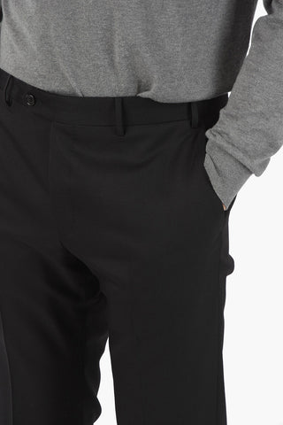 2 Button MANTUA Virgin Wool Suit with Flap Pockets