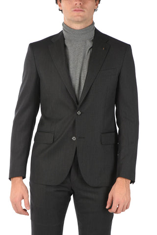 CC COLLECTION Abito 2 Bottoni RIGHT con Motivo Basket Weave