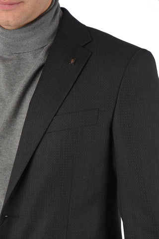 CC COLLECTION Abito 2 Bottoni RIGHT con Motivo Basket Weave